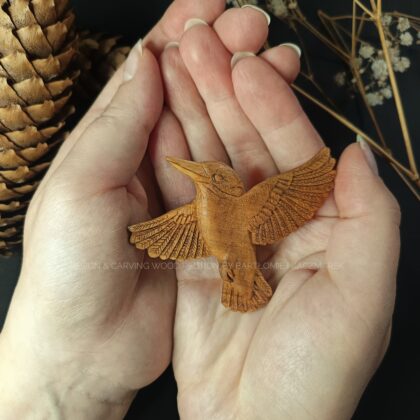 Broszka z zimorodkiem