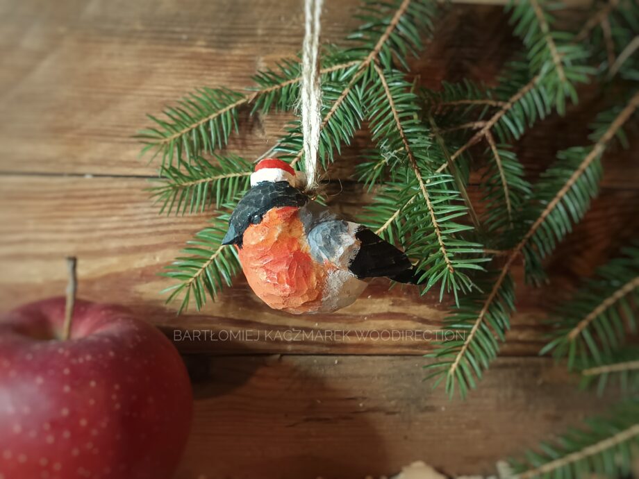 Ptaszek Gil - ozdoba na choinkę