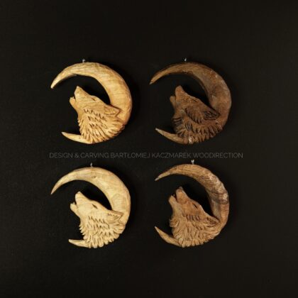 Zawieszka Wyjący wilk - jedna sztuka