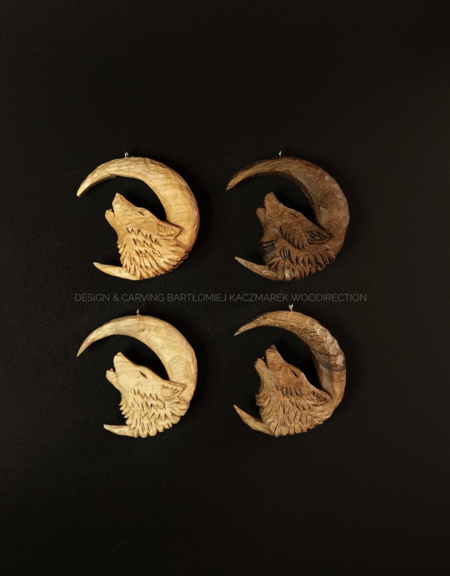 Zawieszka Wyjący wilk - jedna sztuka